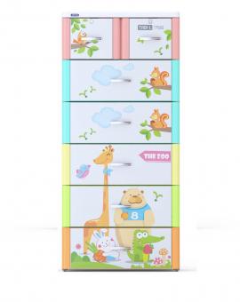 Tủ nhựa Tabi L 6 tầng - Đa sắc